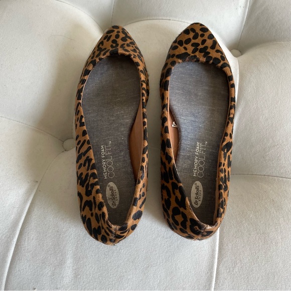 Leopard Mohair pointed toe flats - Picture 4 of 6